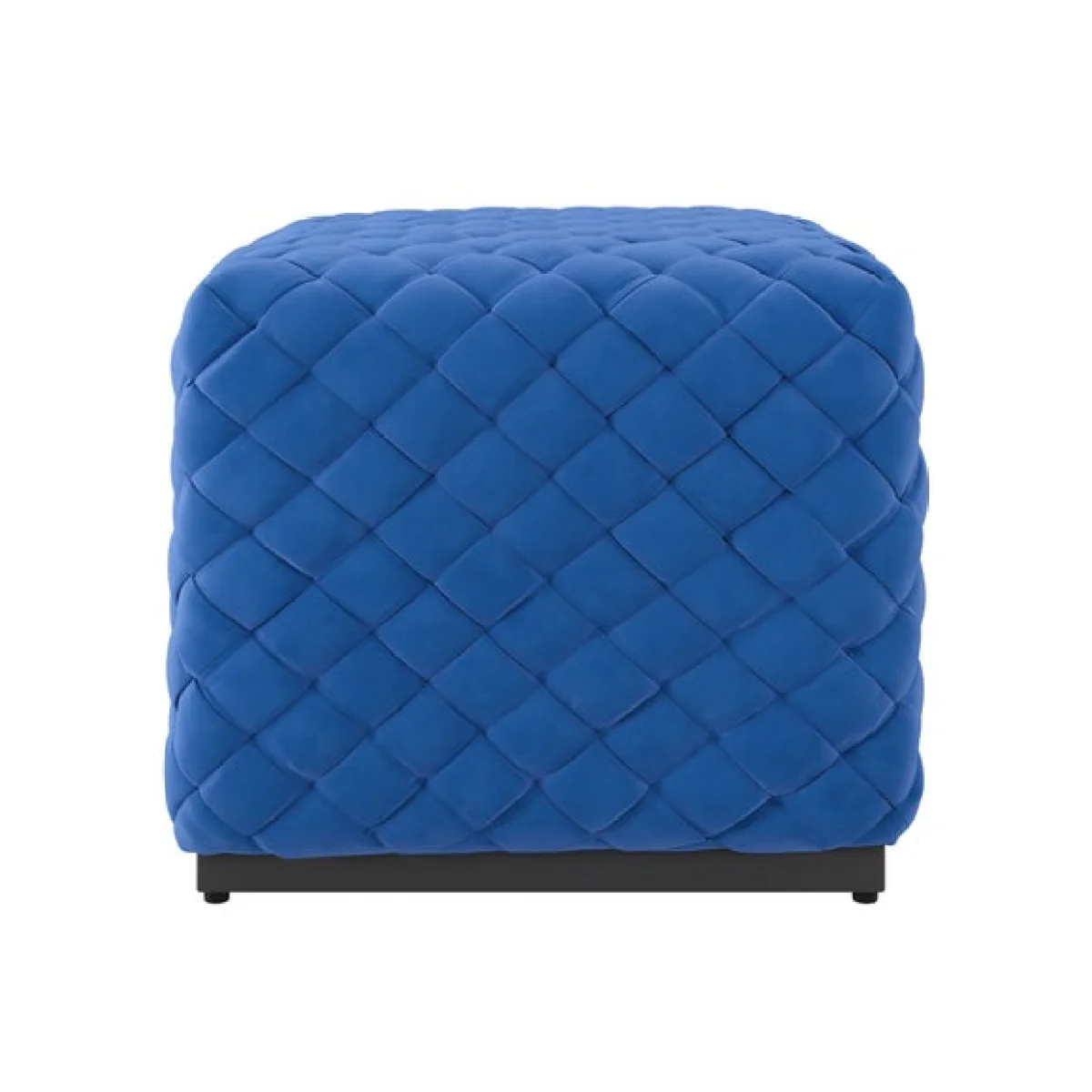 Colline Small Velvet Pouffe – image 4