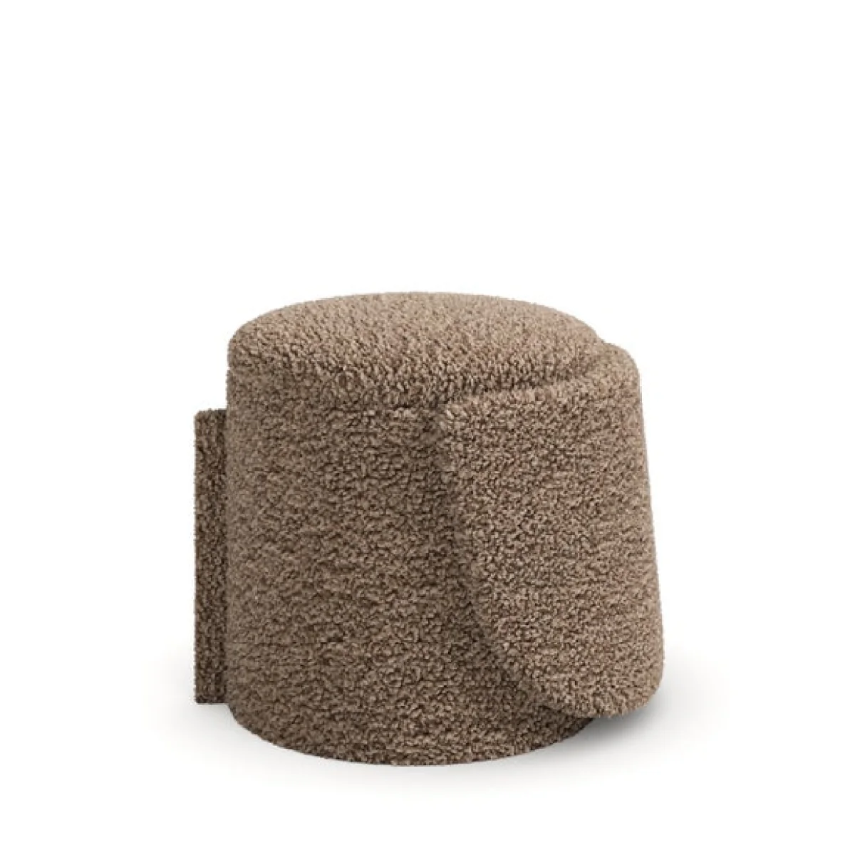 Sherpa Storage Footstool Chair – image 7