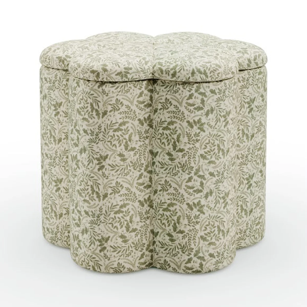 Flower Woodland Leaf Storage Footstool – image 7