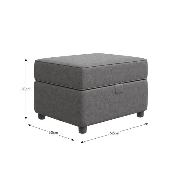 Baxter II Arizona Faux Leather Footstool – image 8