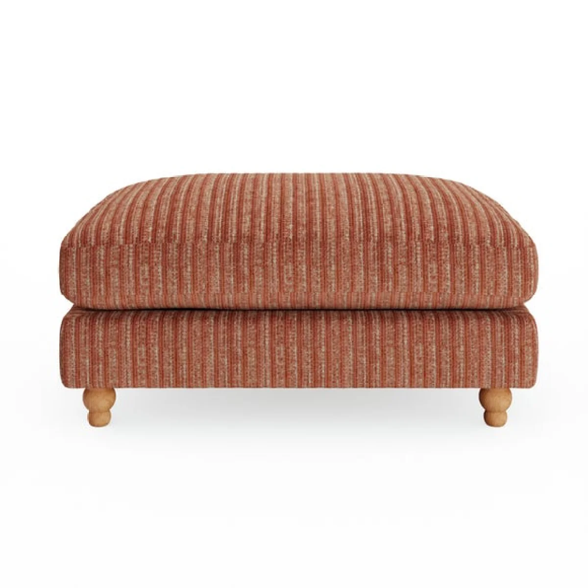 Martha Chunky Chenille Stripe Footstool – image 4