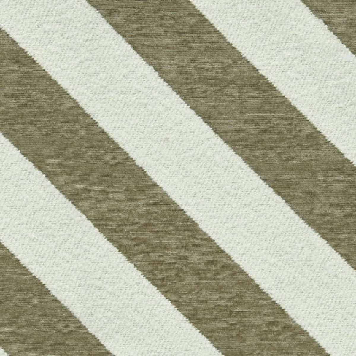 Diagonal Stripe Chenille Round Tray Table Storage Footstool – image 6