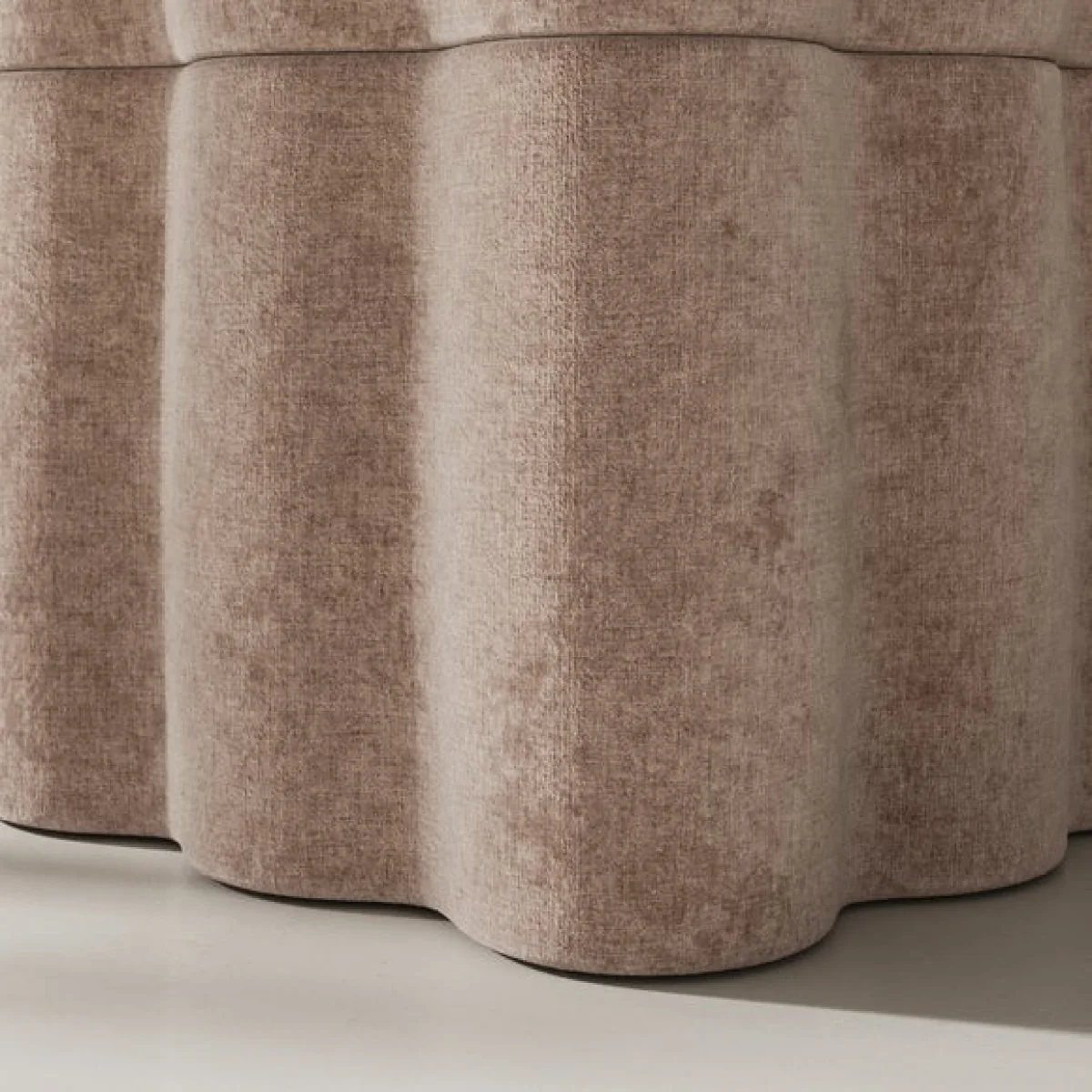 Wavie Luxe Chenille Storage Ottoman – image 5