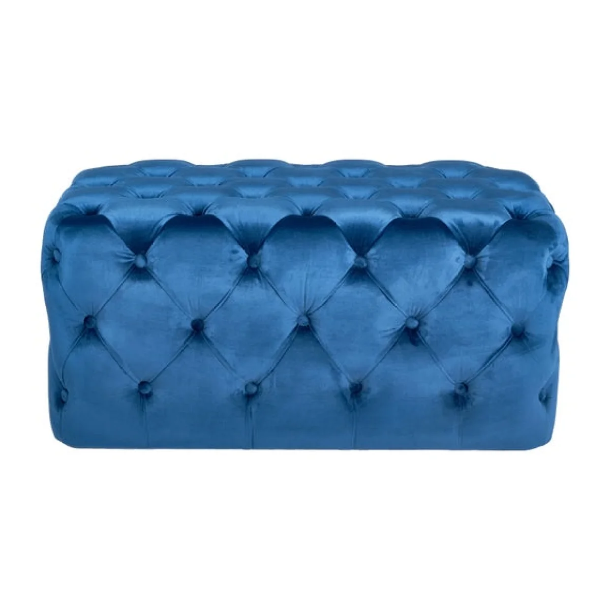 Return - Seraphina Velvet Buttoned Footstool – image 2