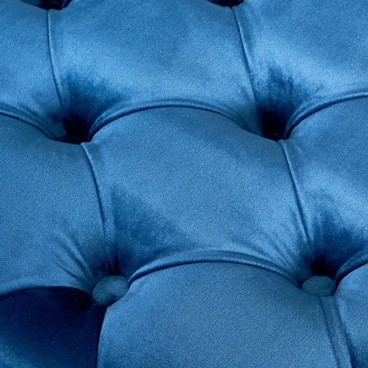 Return - Seraphina Velvet Buttoned Footstool – image 5