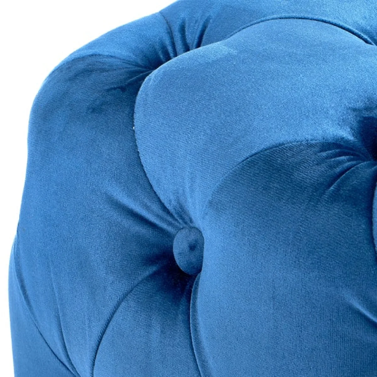 Return - Seraphina Velvet Buttoned Footstool – image 6