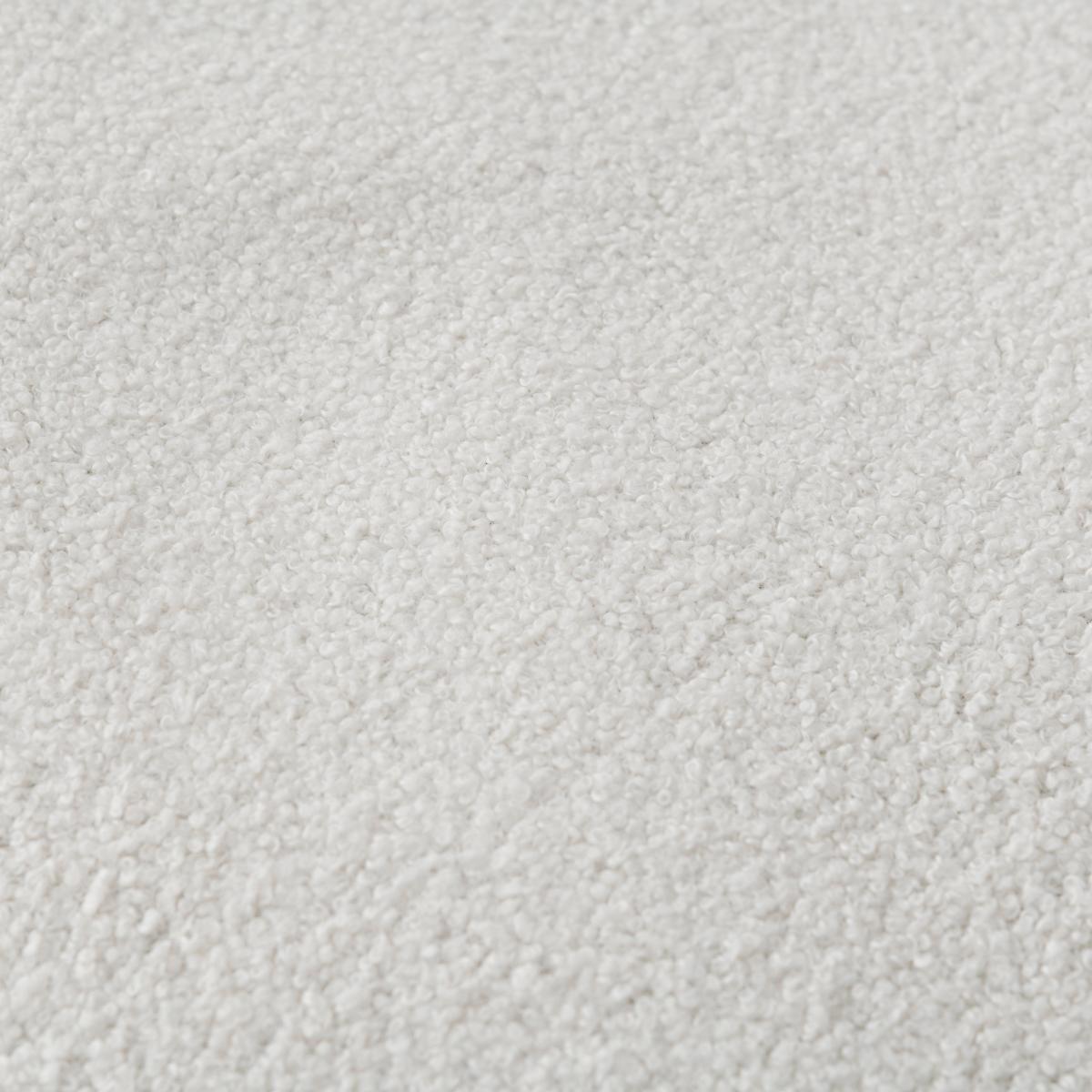 XL Adella Sherpa Ivory Footstool – image 5