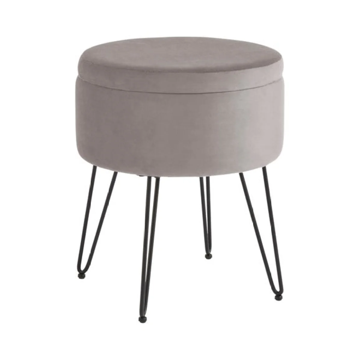 Return - Avery Velvet Storage Footstool – image 5