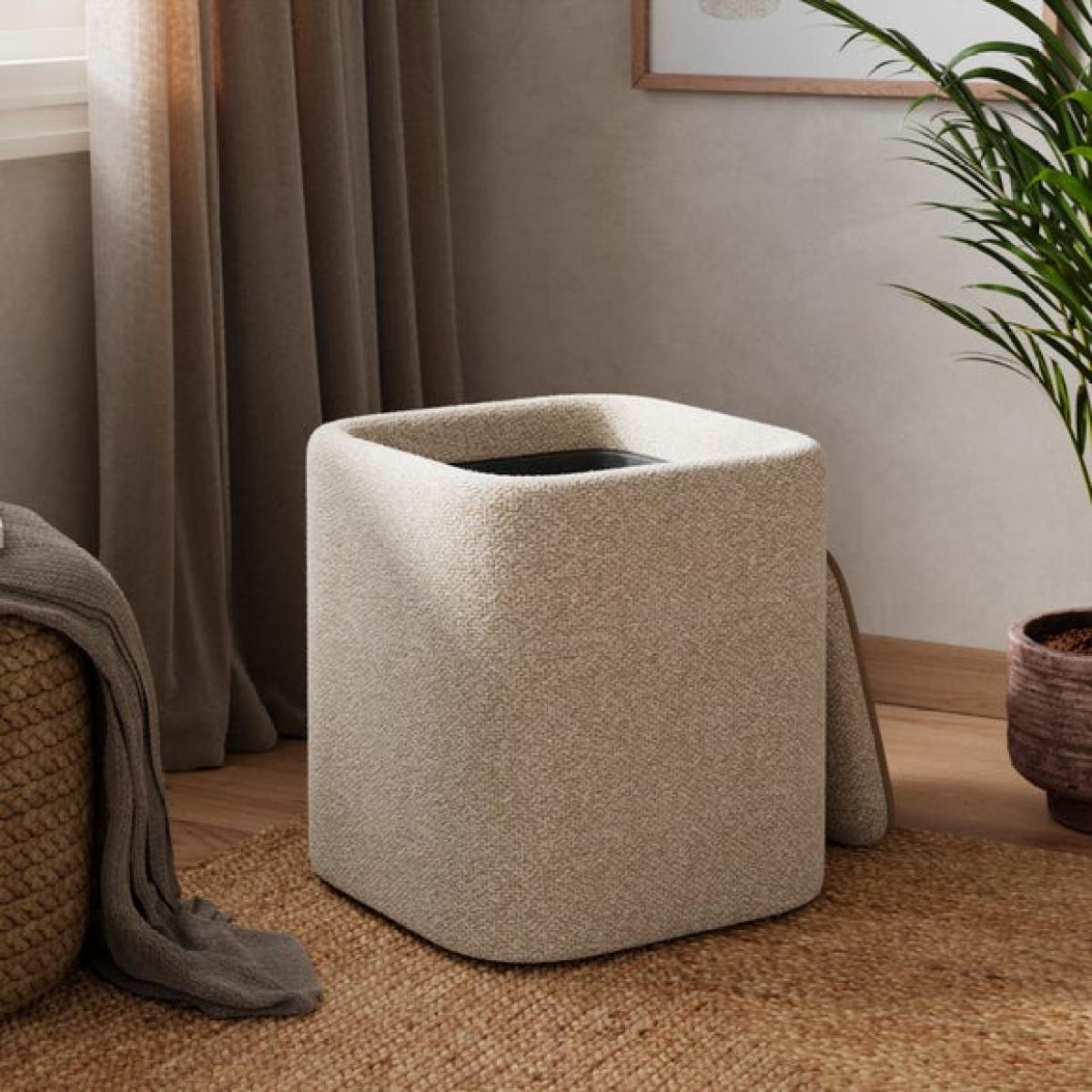 Pebble Boucle Tray Table Storage Footstool – image 3