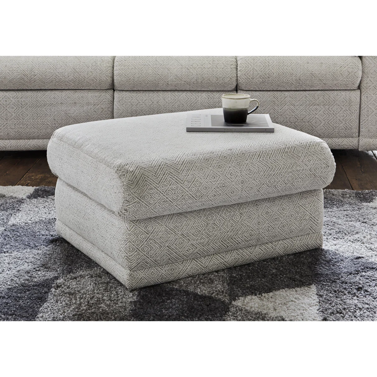 G Plan - Malvern Fabric Storage Footstool – image 2