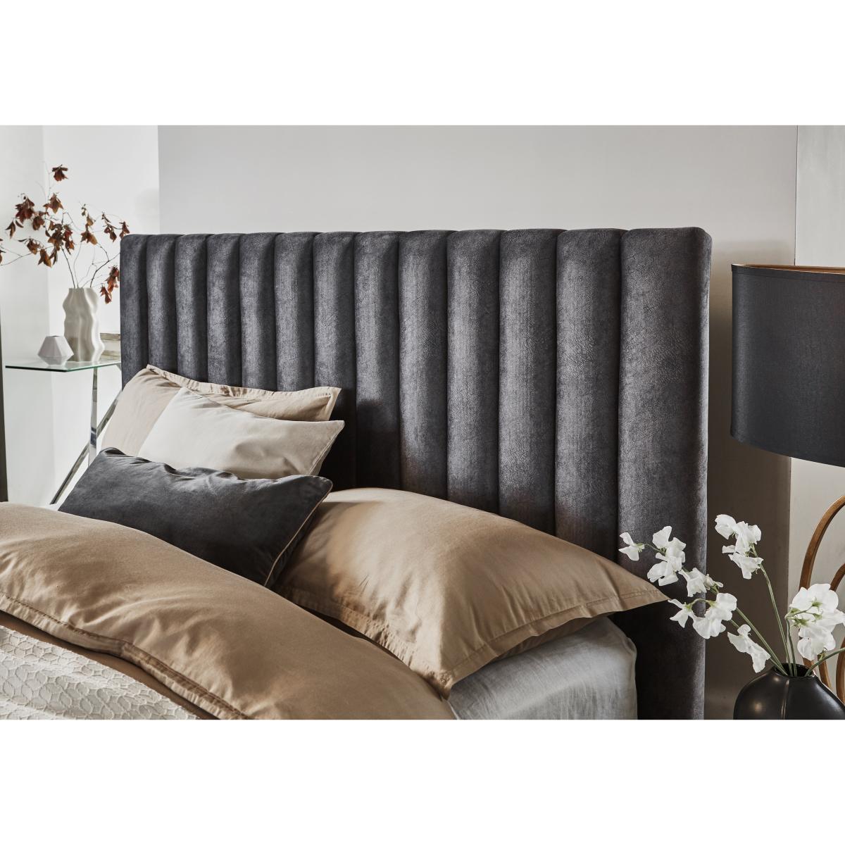 Ramos Ottoman King Size Bedframe - King Size - Marble Mink – image 4