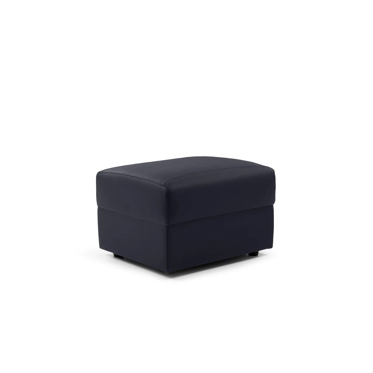 Nicoletti - Canto Rectangular Leather Storage Footstool - Torello Tortora – image 3