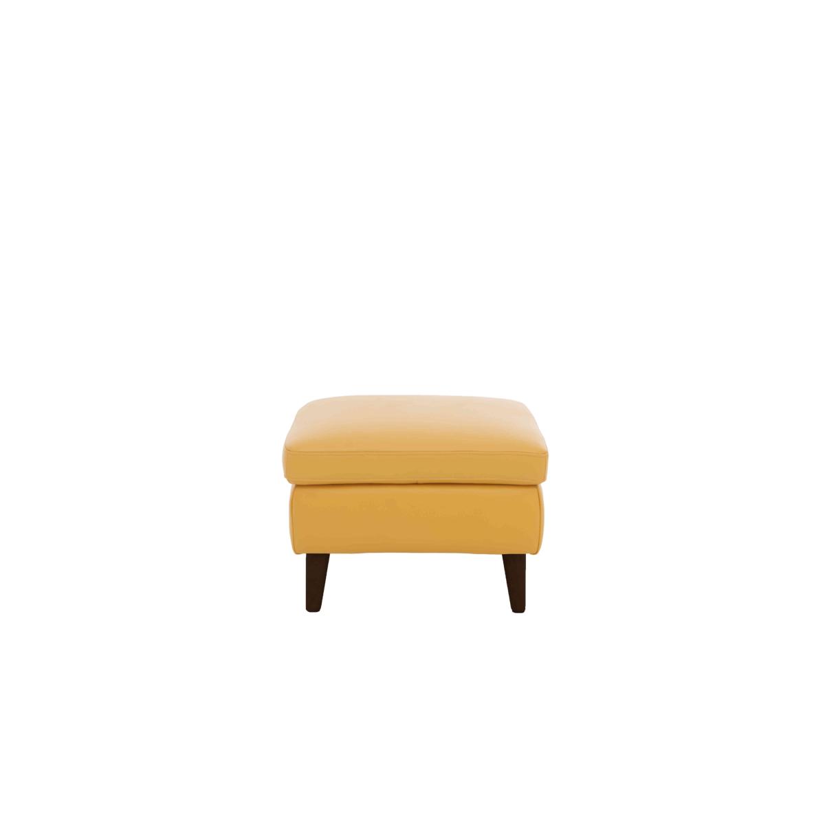 Morgan Leather Storage Footstool - Granite – image 8