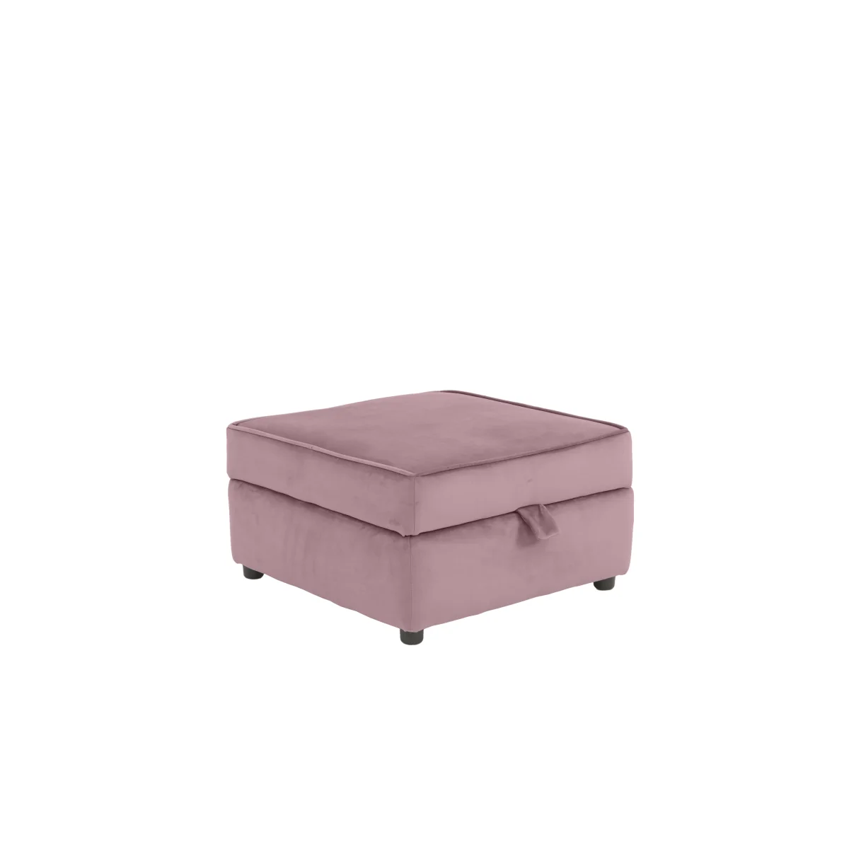 Felix Fabric Storage Footstool - Navy – image 5
