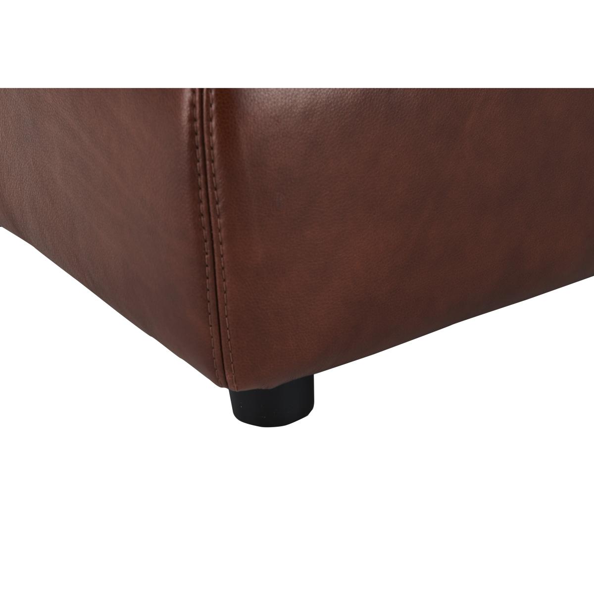 Relax Station Revive BV Leather Storage Footstool - Pure Red – image 4