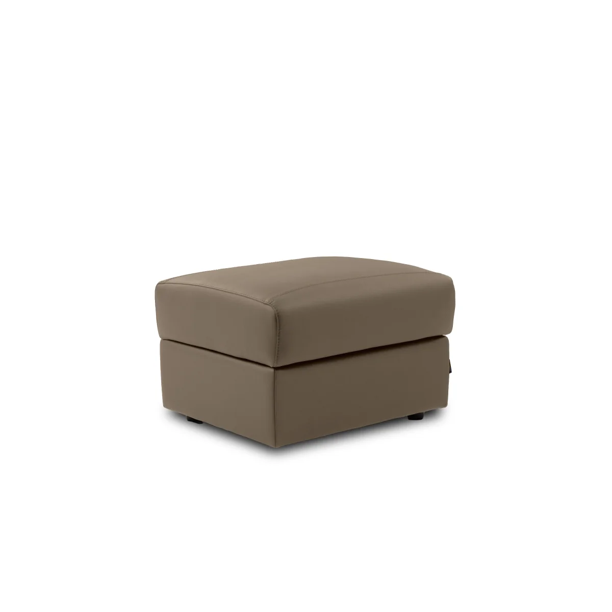 Nicoletti - Nicole Rectangular Leather Storage Footstool - Torello Blu – image 2