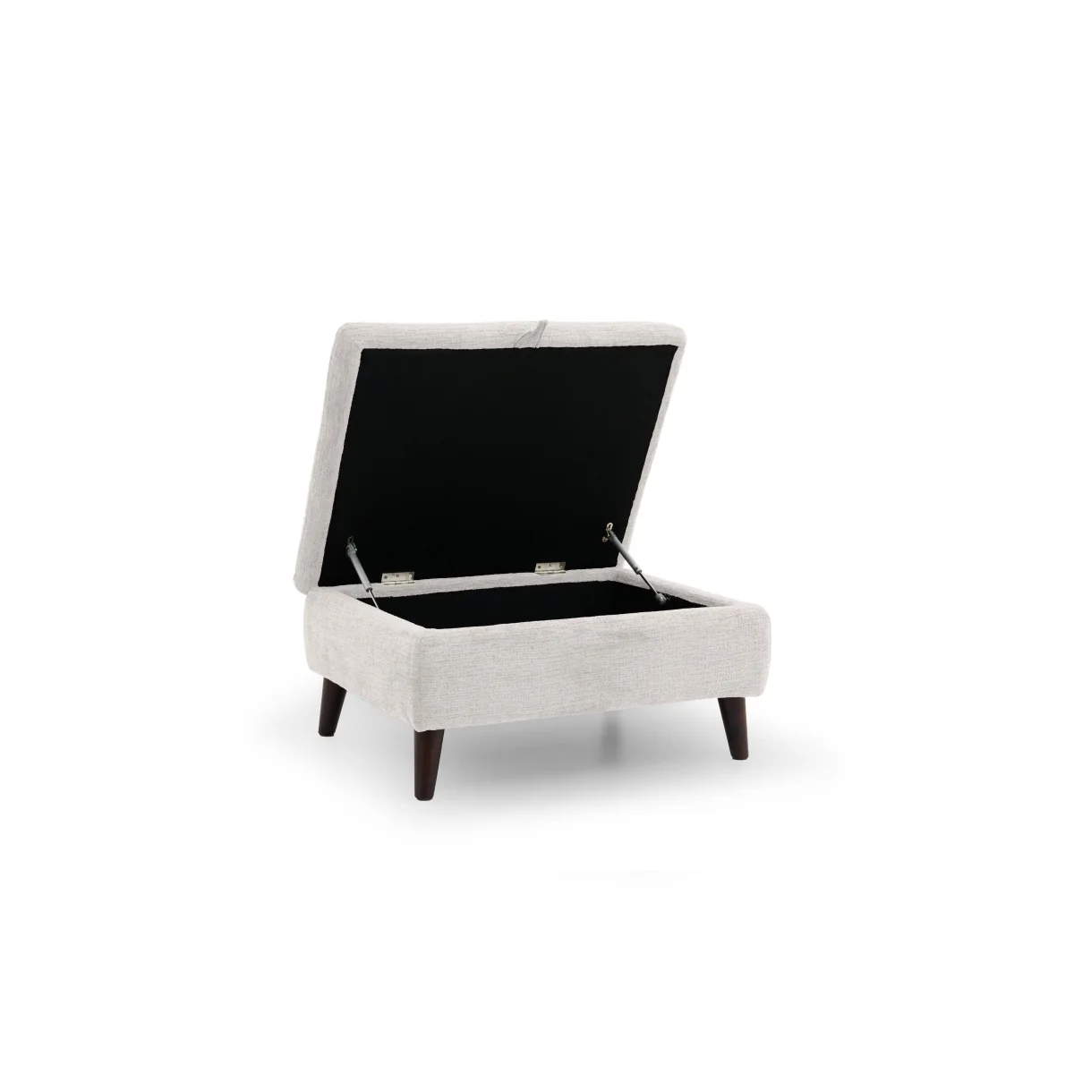 Chantilly Fabric Storage Footstool - Aston Navy – image 4