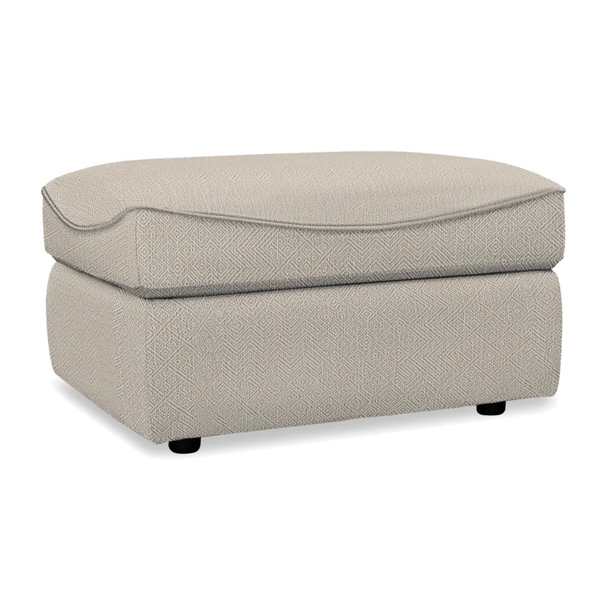 G Plan - Amesbury Fabric Footstool - Nebular Pebble