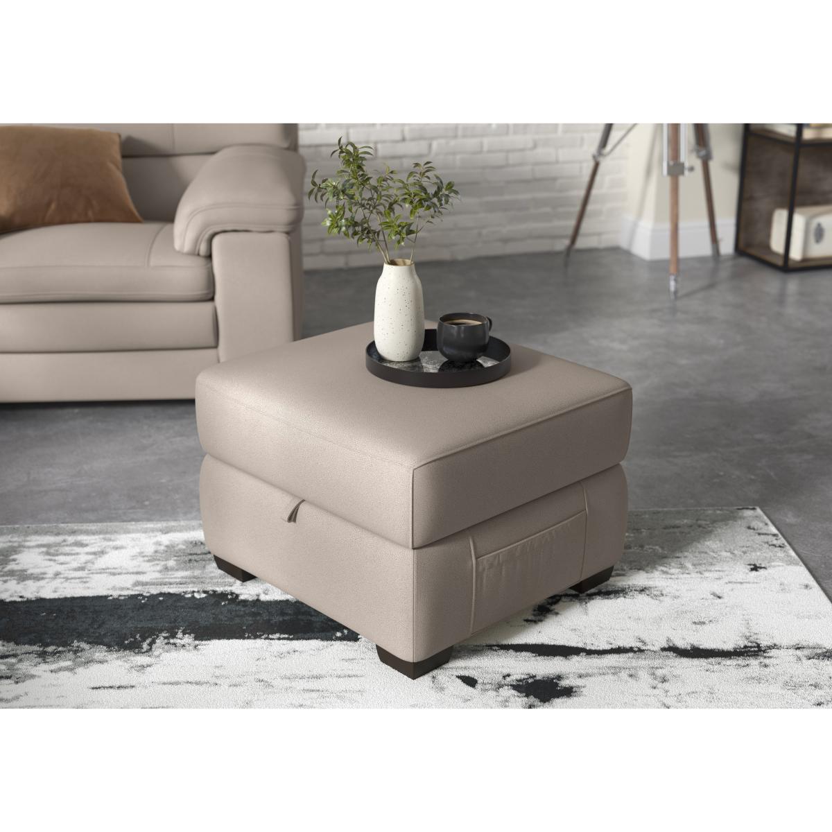 Cozee Fabric Storage Footstool - R39 Charcoal – image 2