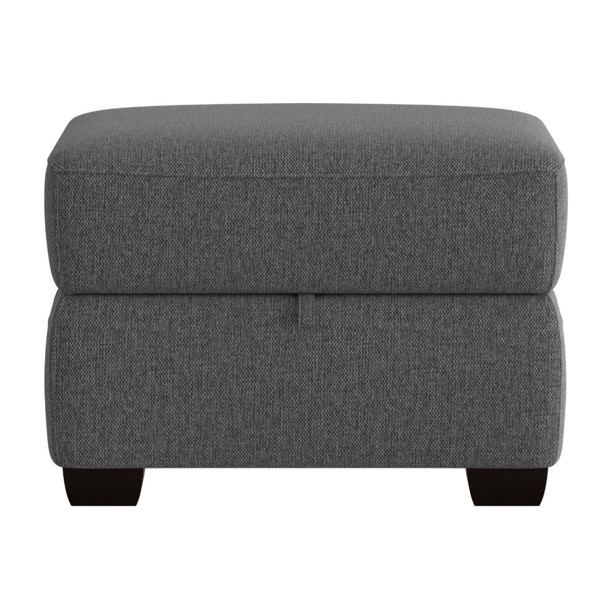Cozee Fabric Storage Footstool - R39 Charcoal – image 1