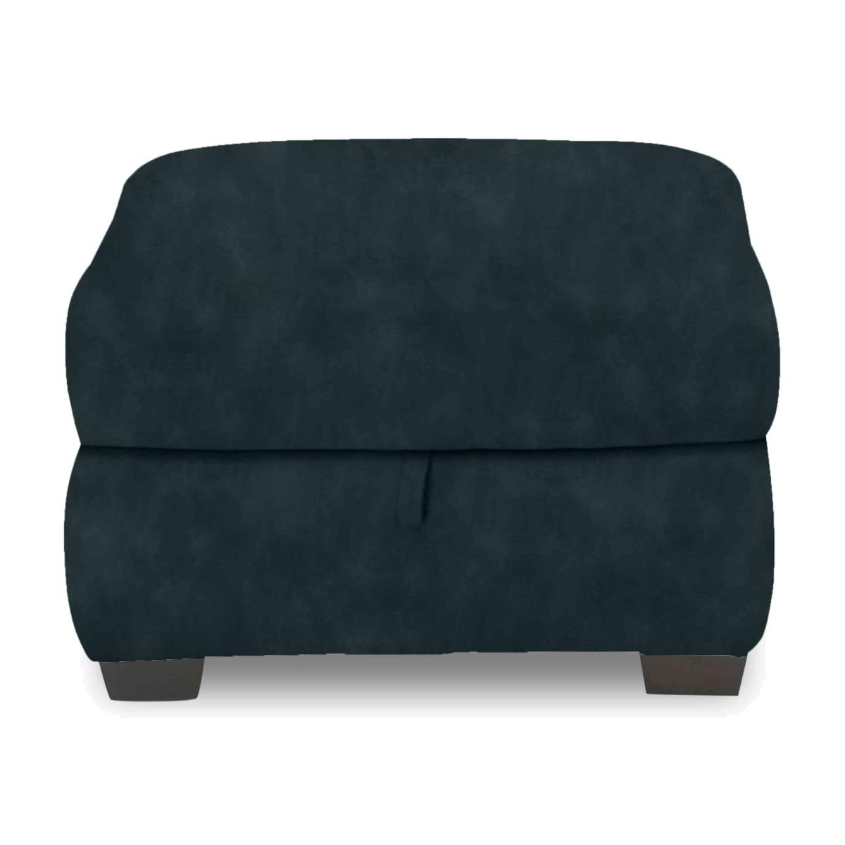 Nixon Fabric Storage Footstool - Majolica Blue – image 1