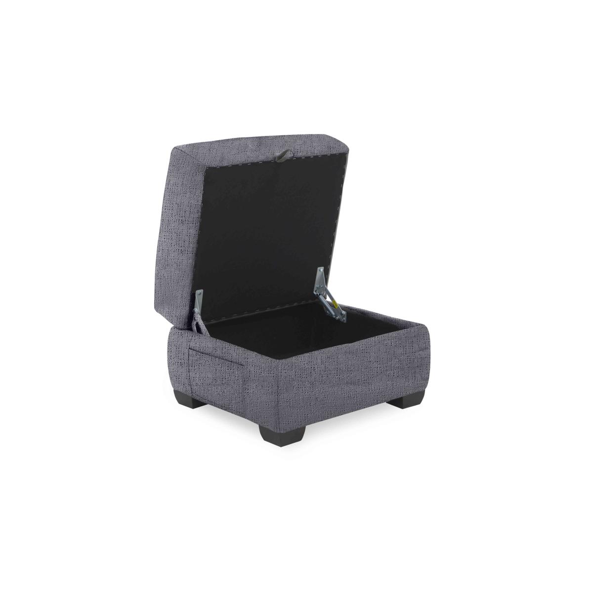 Springer Fabric Storage Footstool - Baby Blue – image 2