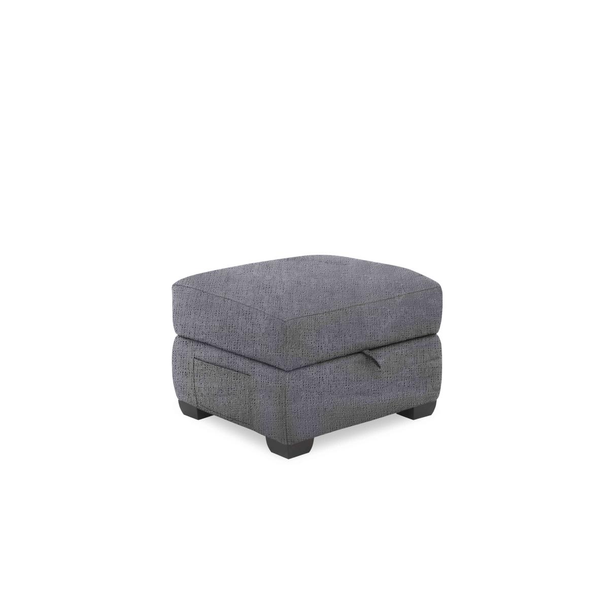 Springer Fabric Storage Footstool - Baby Blue – image 3