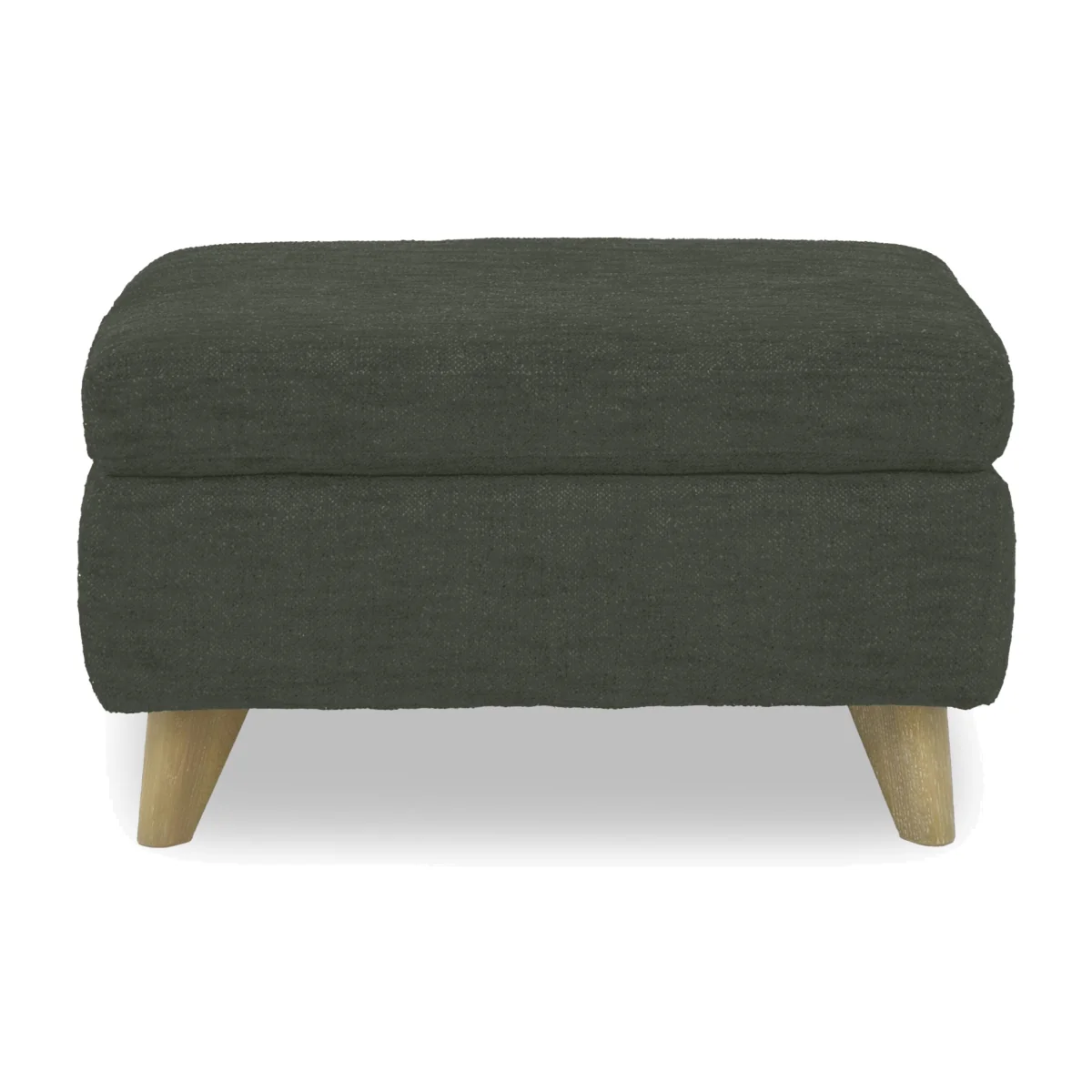 Malmo Fabric Coffee Table Storage Footstool - R352 Forest Green - Living Room Furniture - In Time for Christmas – image 1
