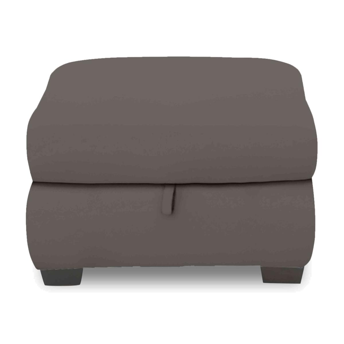 Nixon Fabric Storage Footstool - Dark Taupe – image 1