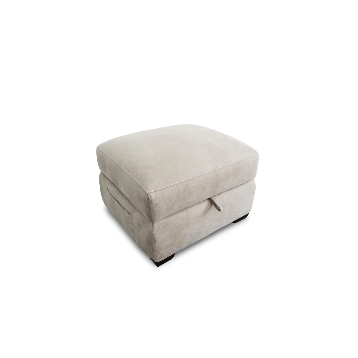 Echo Fabric Storage Footstool - Frost – image 4