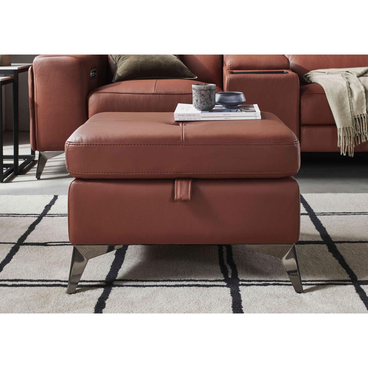 Action Leather Storage Footstool - Piompo – image 2