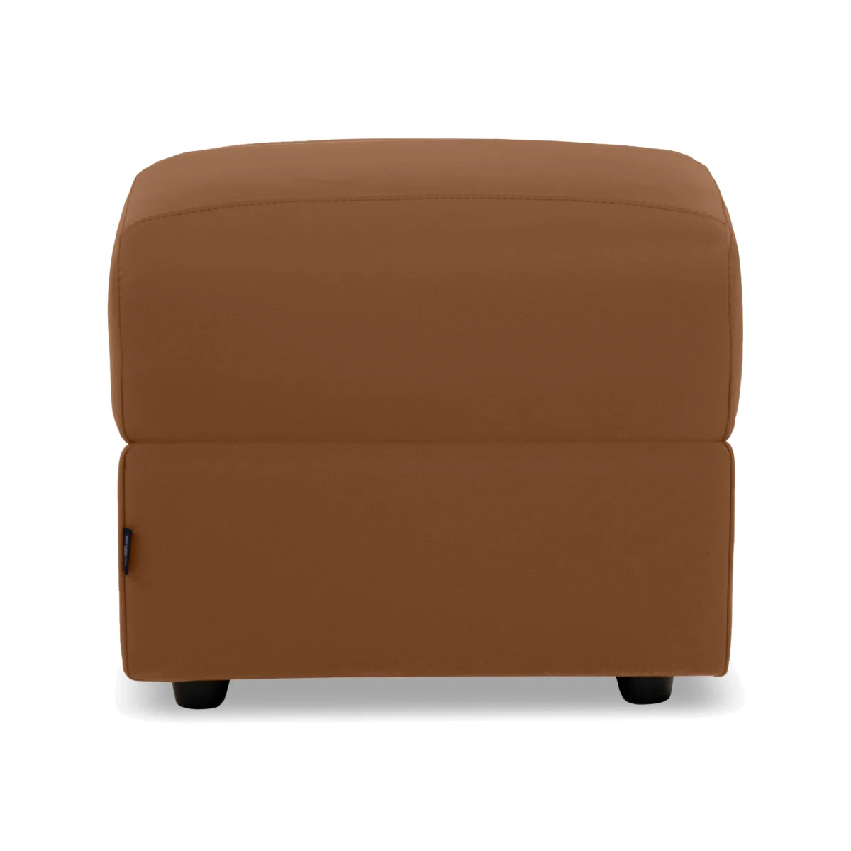 Nicoletti - Canto Leather Footstool - Cognac