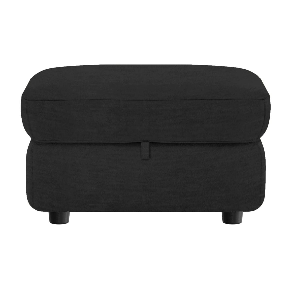 Medio Fabric Storage Footstool - Panther Grey – image 1