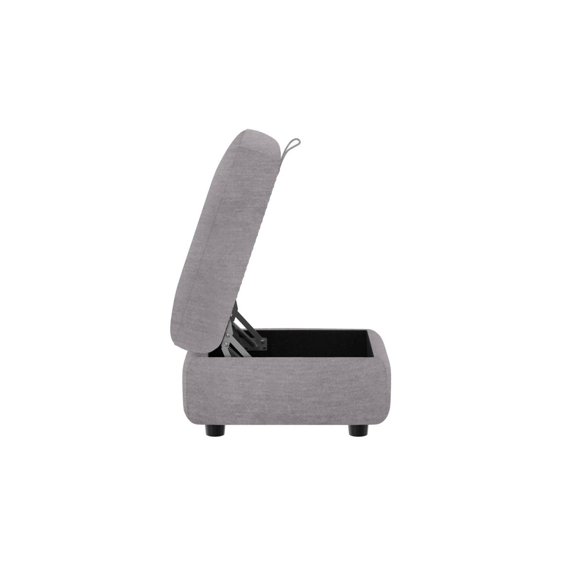 Medio Fabric Storage Footstool - Sfa-Pey-R10 Charcoal – image 3