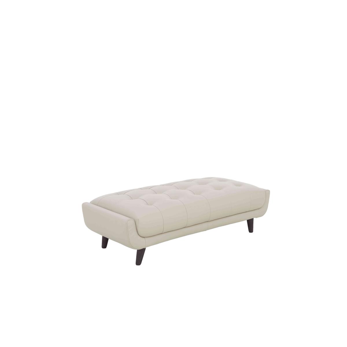 Rene Large Leather Footstool - Montana Navy – image 4
