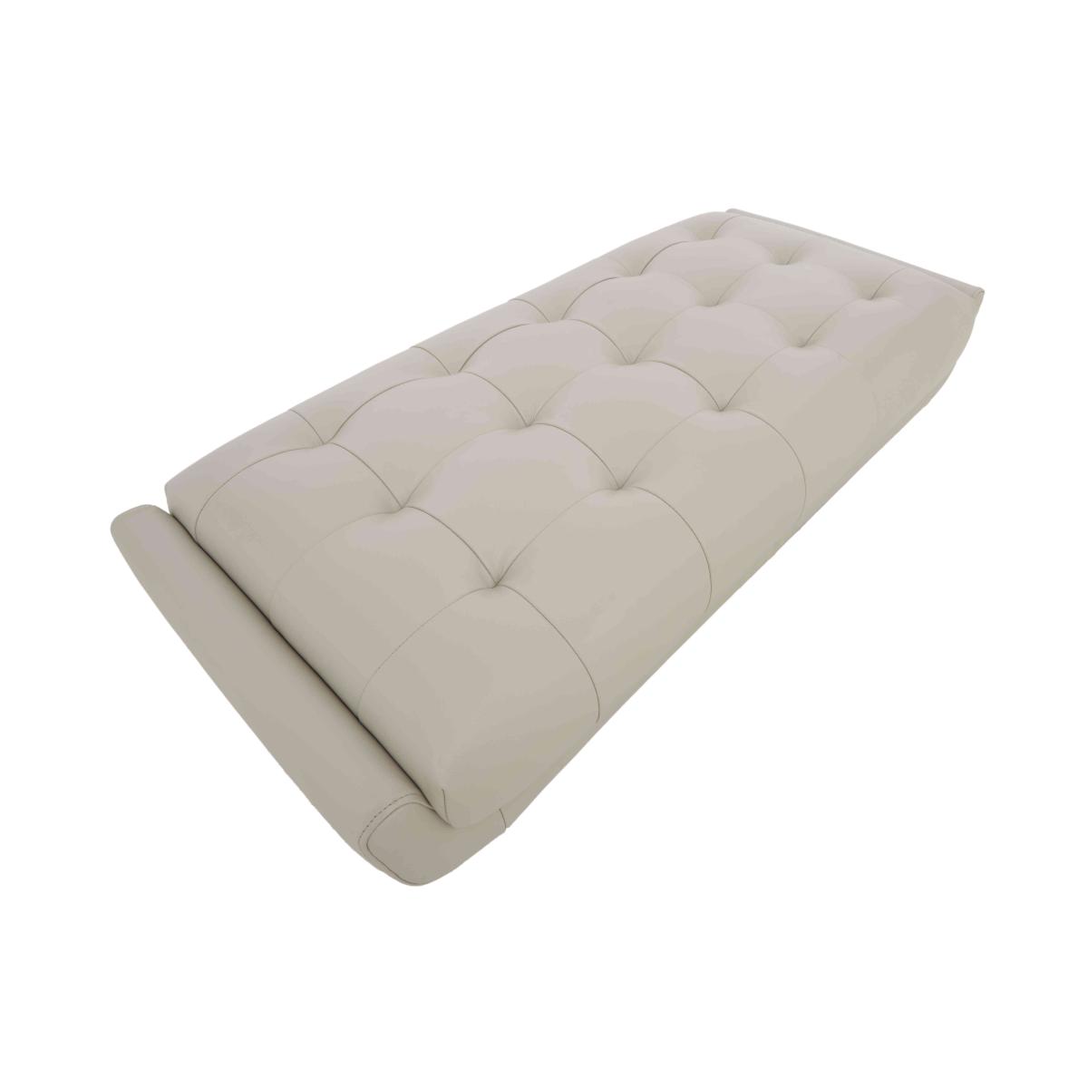 Rene Large Leather Footstool - Montana Navy – image 5
