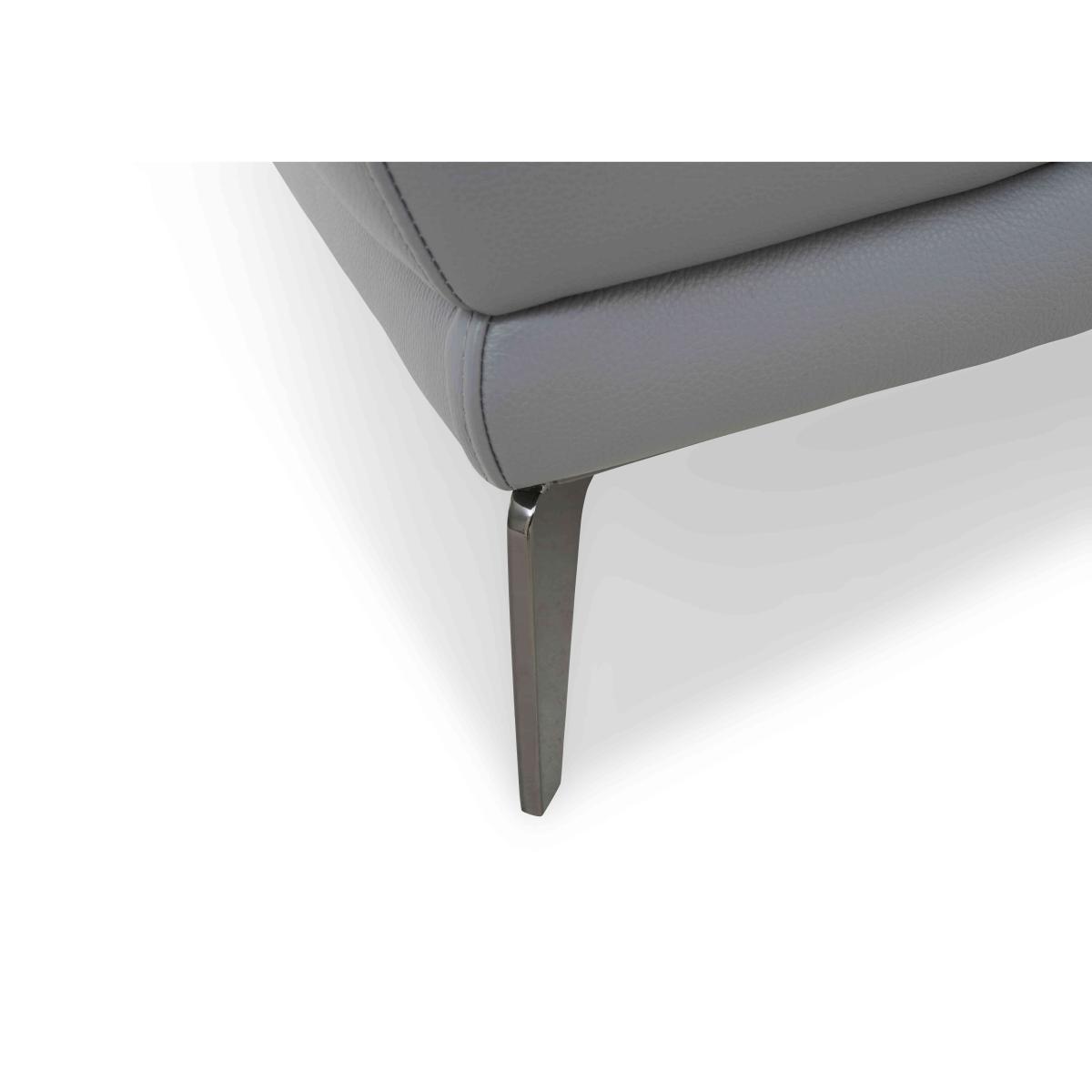 Lecce Leather Storage Footstool - NC Elephant – image 3