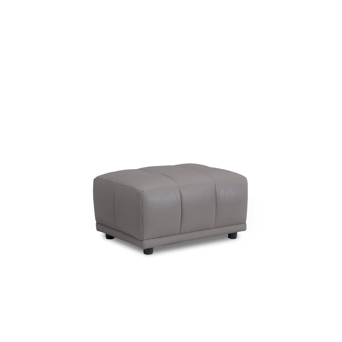 Cube Leather Large Footstool – image 2