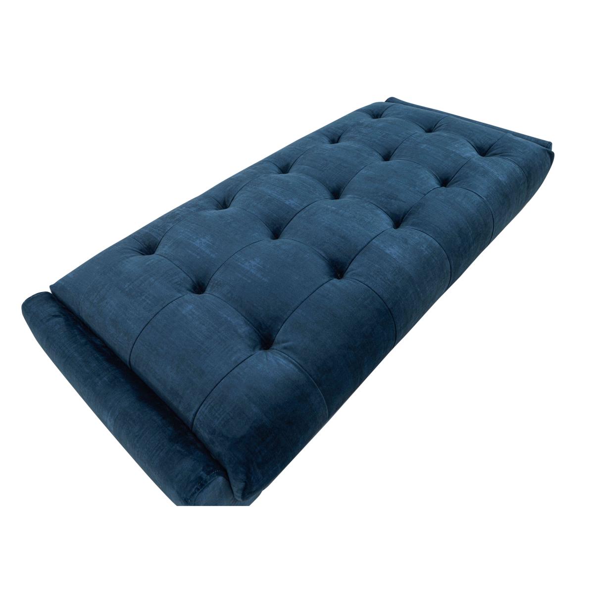 Rene Large Fabric Footstool - Dexter Pumpkin – image 3
