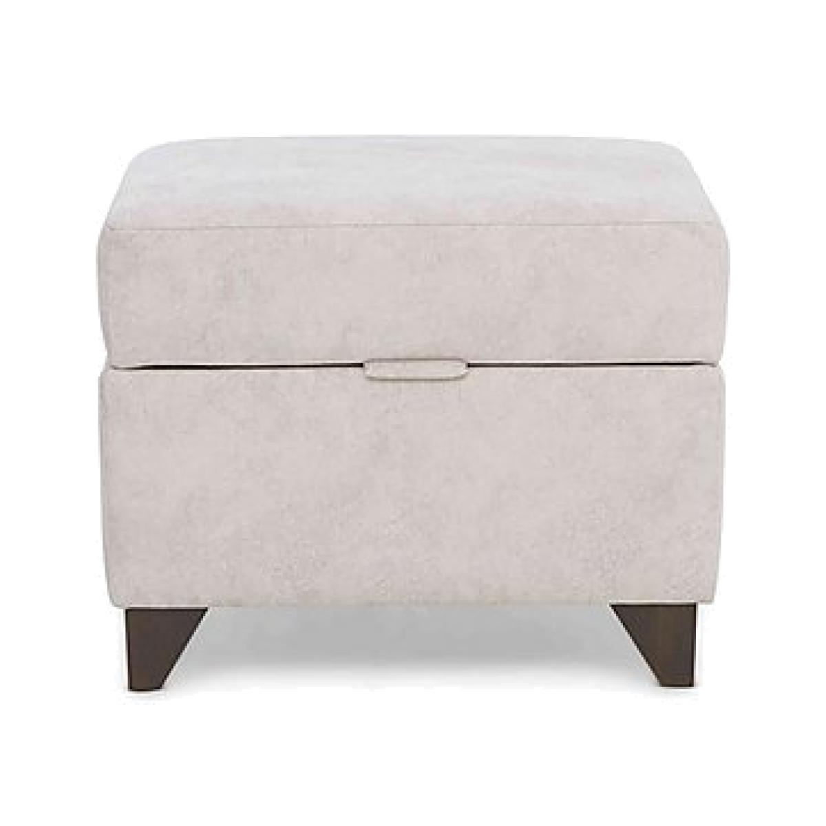 Boutique Aura Storage Footstool - Enzo Cream