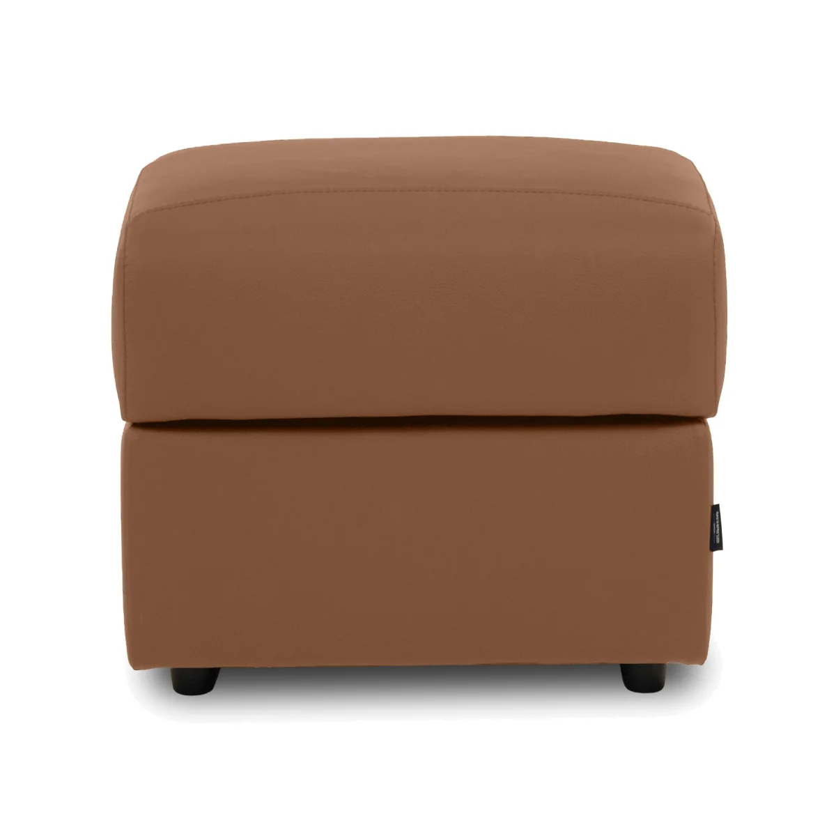 Nicoletti - Nicole Square Leather Storage Footstool - Botero Cuoio – image 1