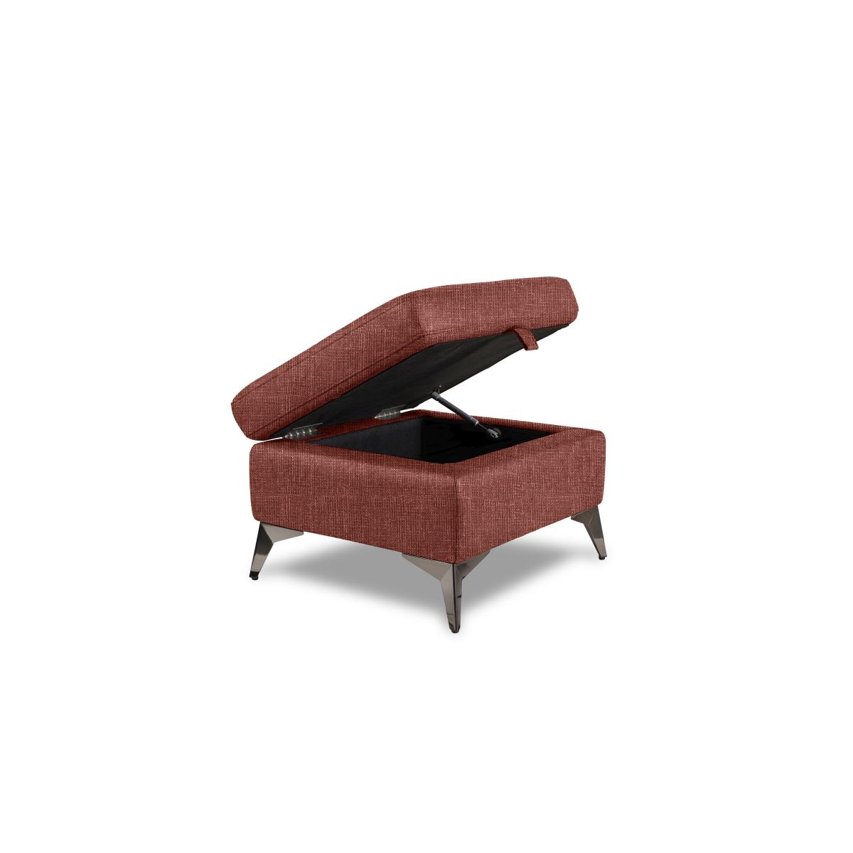 Action Fabric Storage Footstool - Halifax Charcoal – image 2