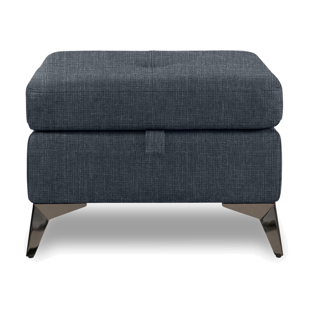 Action Fabric Storage Footstool - Halifax Charcoal – image 1