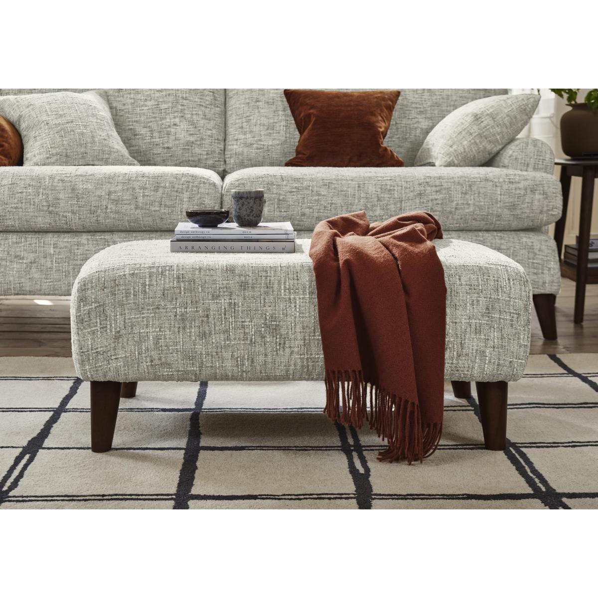 Jackson Fabric Footstool – image 2
