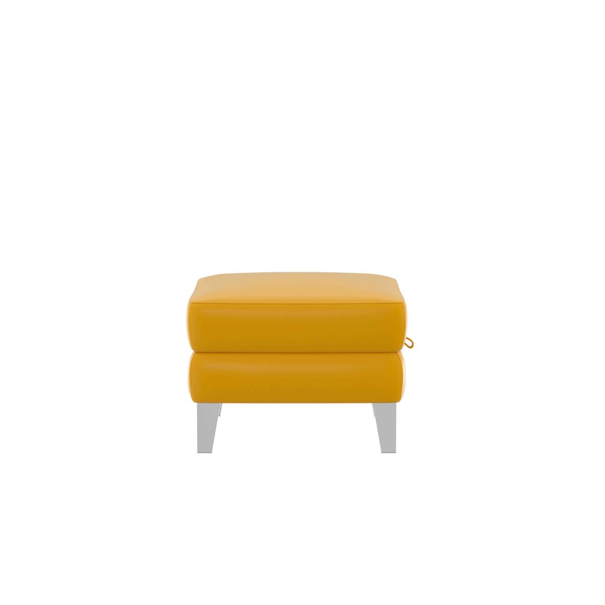 Amarilla NC Leather Storage Footstool - Grey – image 4