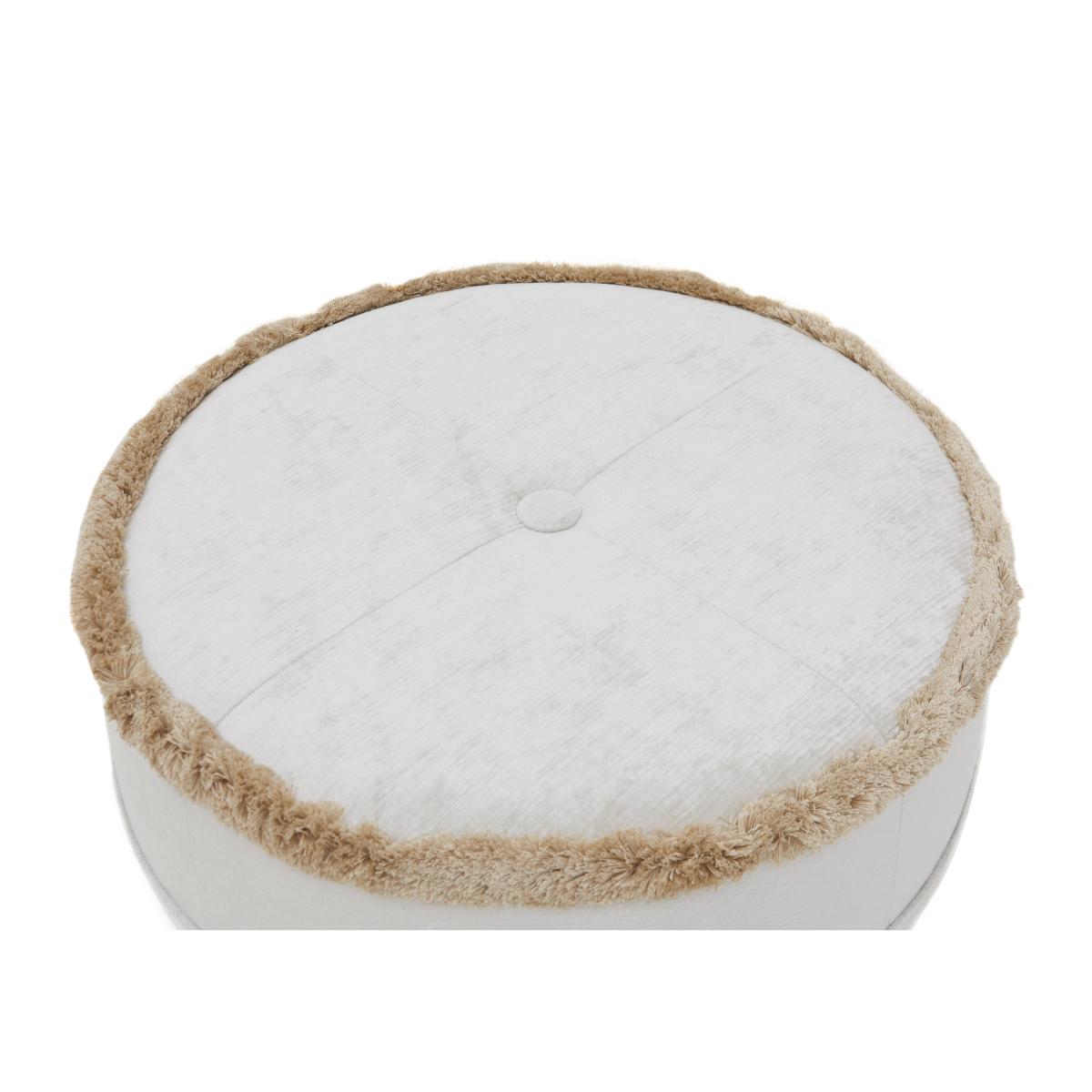 Duresta - Princeton Ruched Round Footstool – image 3