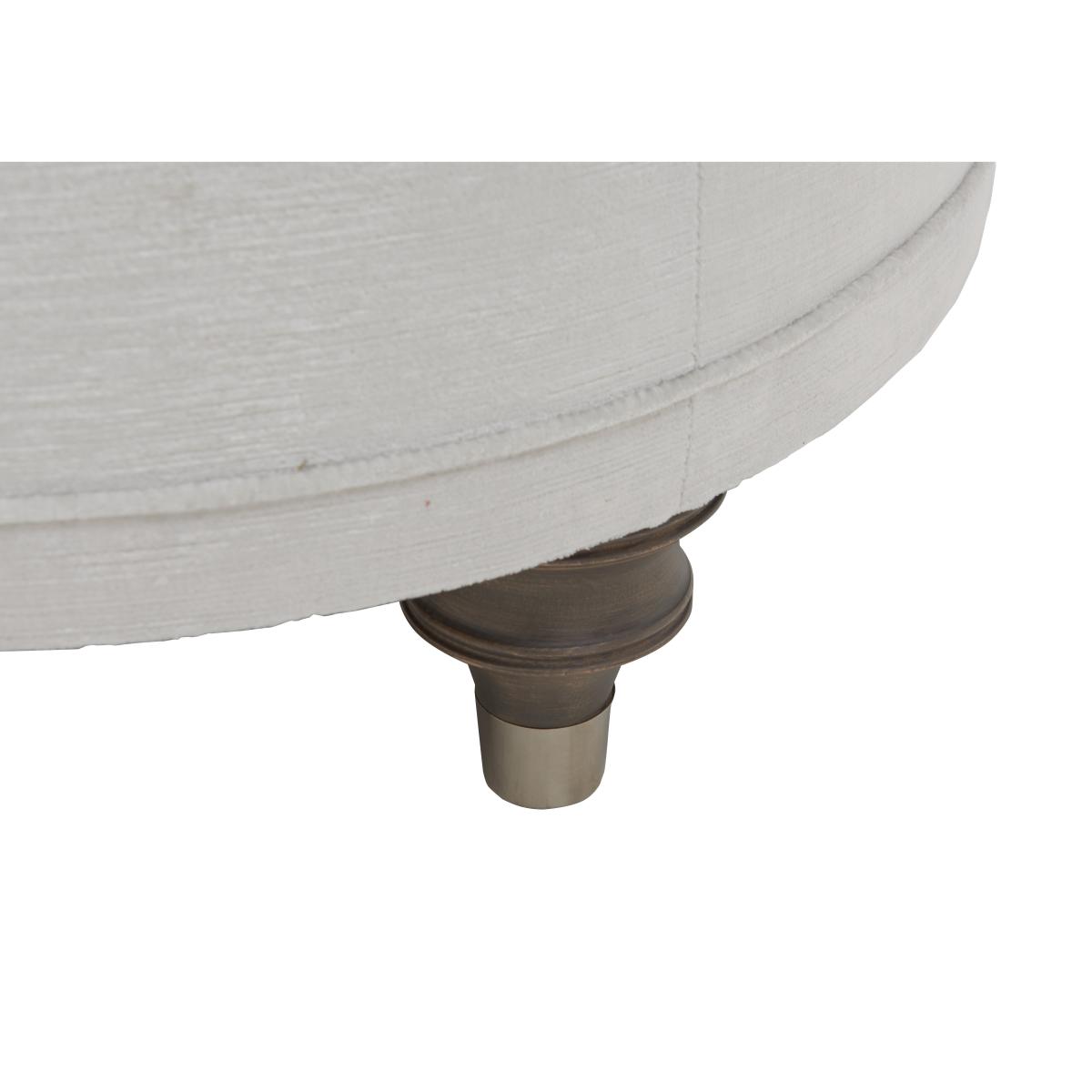 Duresta - Princeton Ruched Round Footstool – image 4