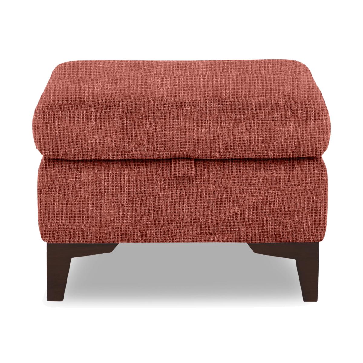 Zoom Fabric Storage Footstool - Red Maple – image 1