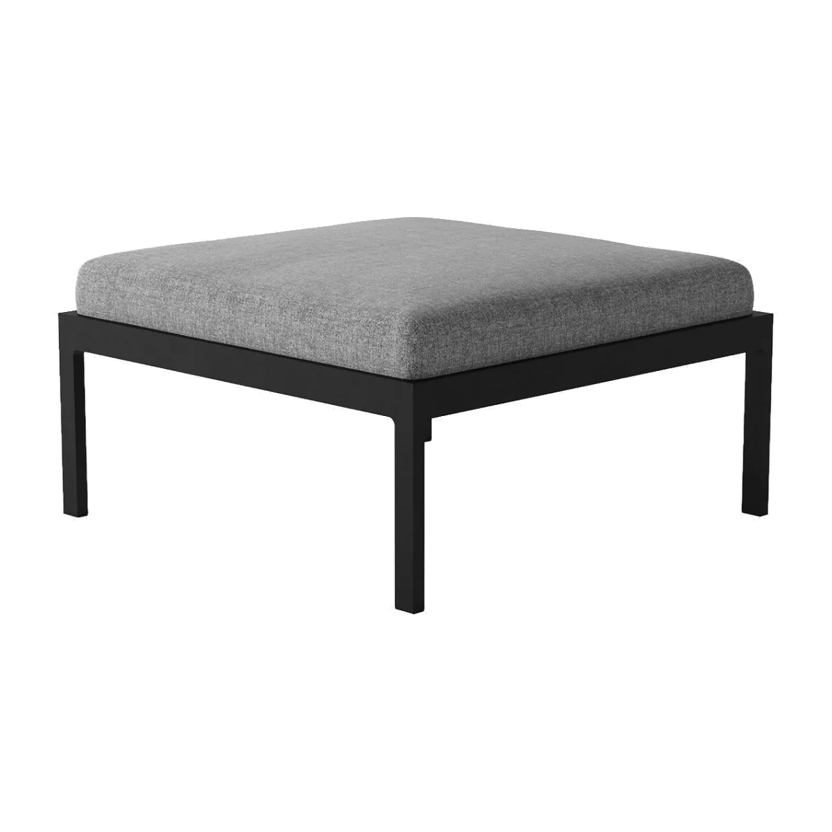 Case Eos Outdoor Ottoman Black – image 1