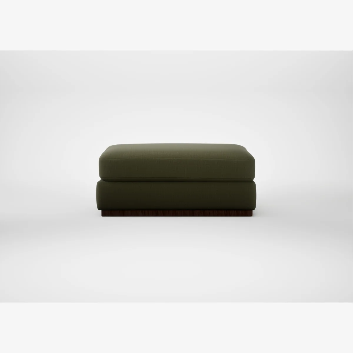 Heal's Trento Ottoman Smart Cotton Linen Myrtle – image 1